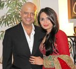 Naved Jaffery With His Wife  At Priyadarshan Success Party.JPG
